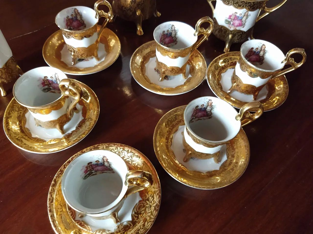 Raridade Conjunto de Café PORCELANARTE década de 70 - Foto 3