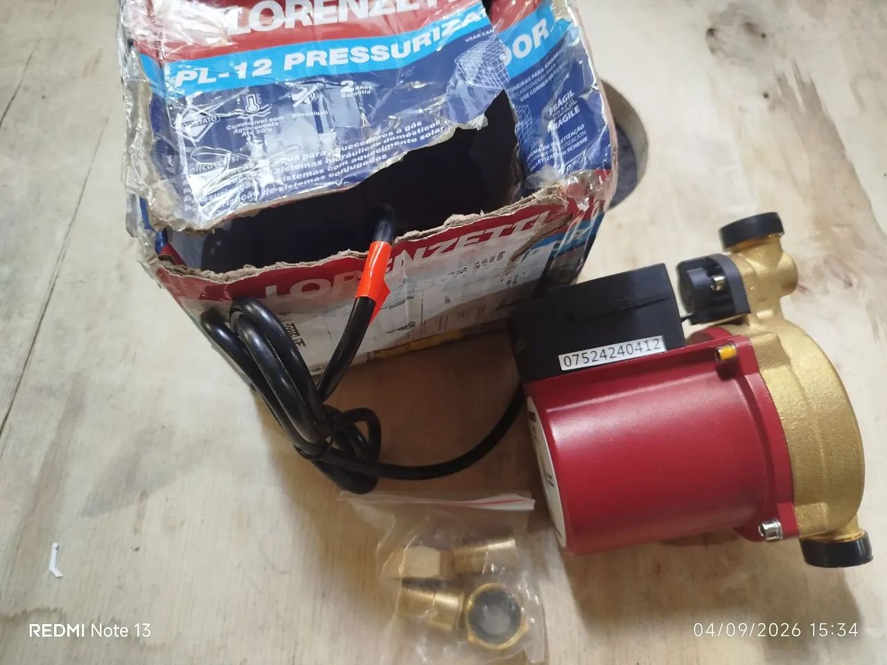 Aquecedor Lorenzetti PL12 novo - Foto 3