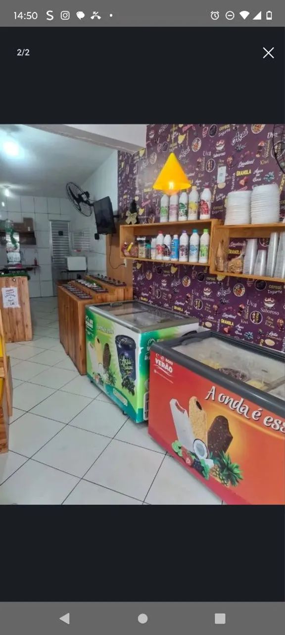 Itens para açaíteria ou sorveteria 