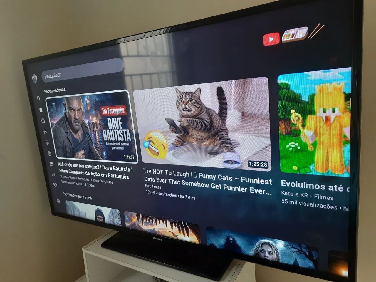 TV SMART 55 POLEGADAS VENDO TROCO
