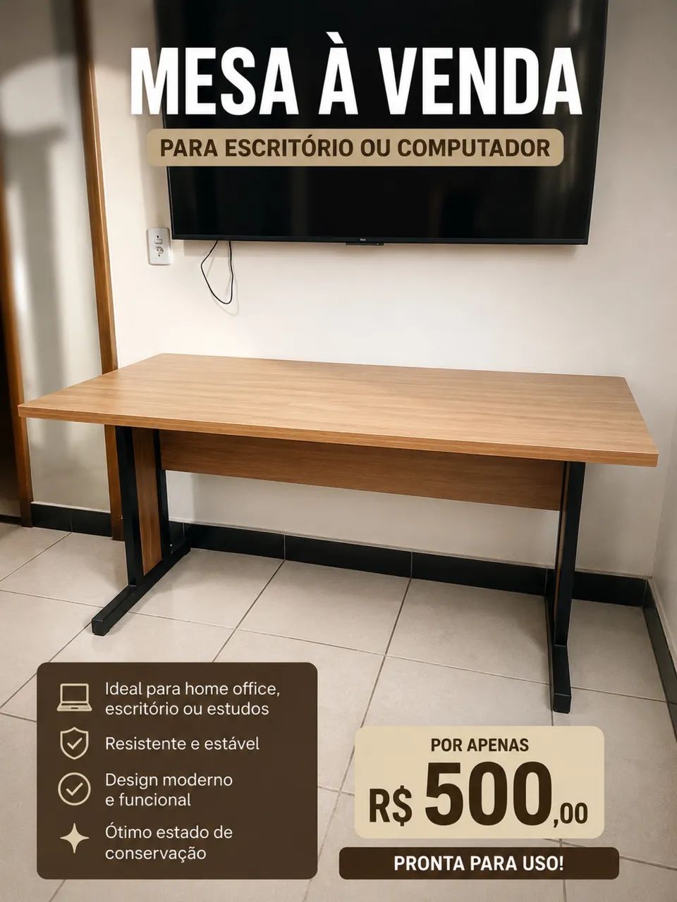 Mesa para pc ou escritório 