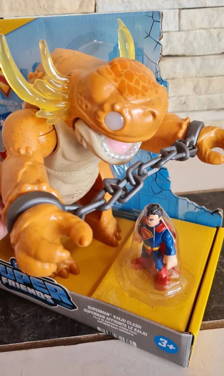 Superman e monstro imaginext  - Foto 2