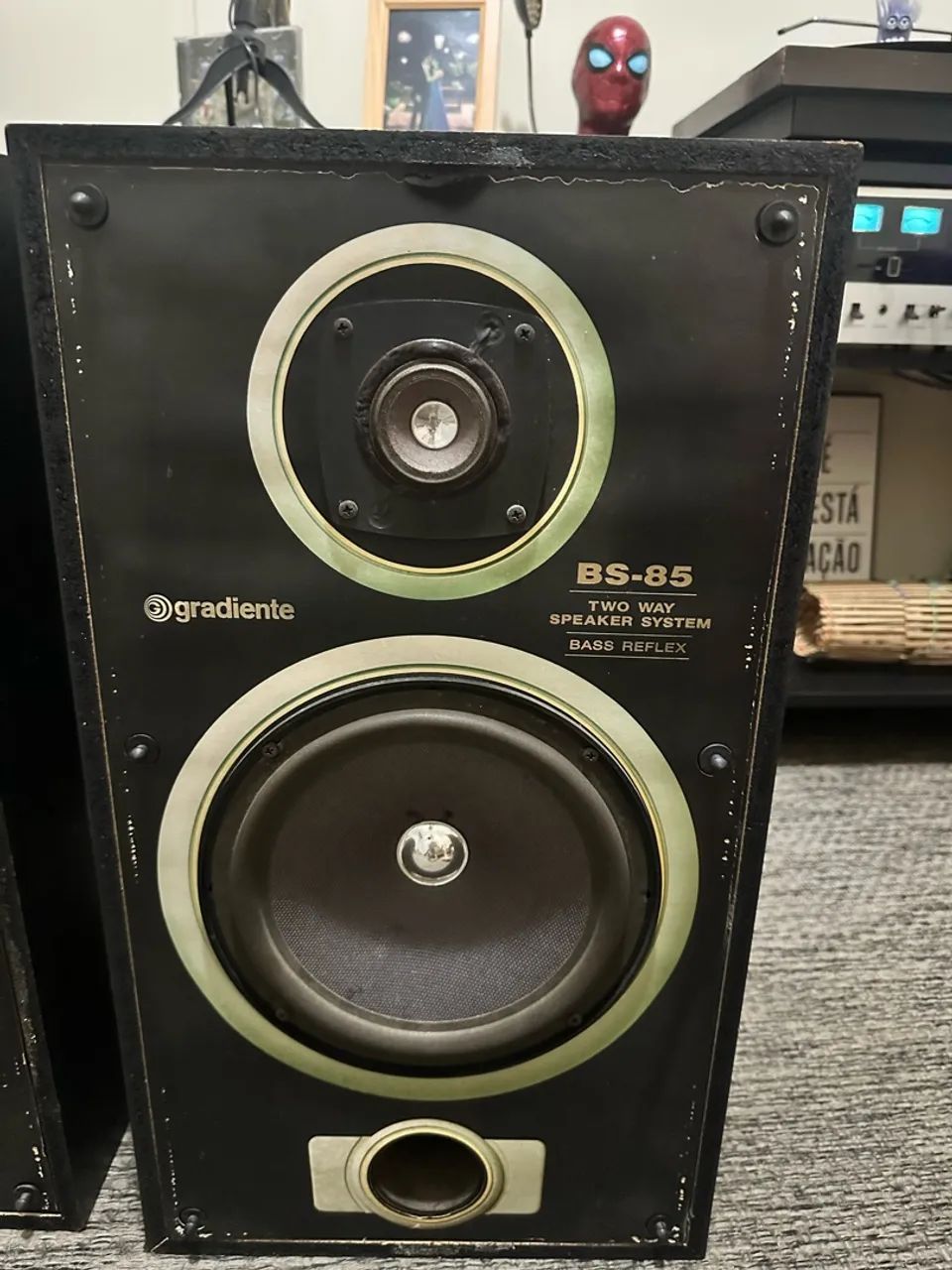 Caixa gradiente BS-85 TWO WAY SPEAKER SYSTEM BASS REFLEX - Foto 3