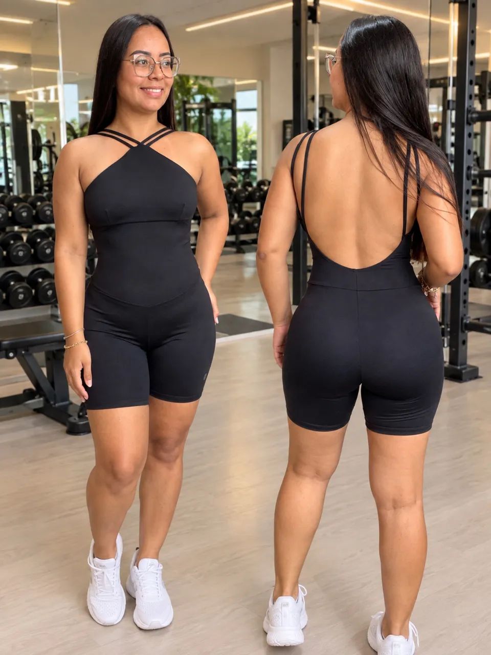 Roupas de academia 