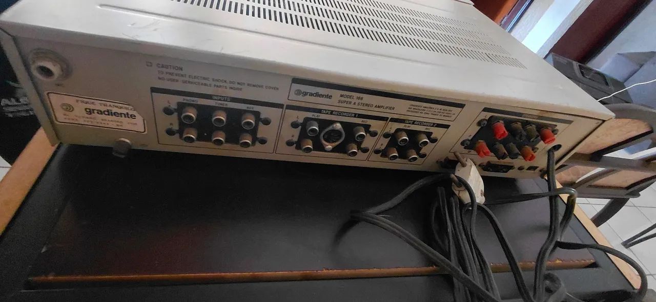 Amplificador gradiente modelo 166 , restauro ou peças  - Foto 3