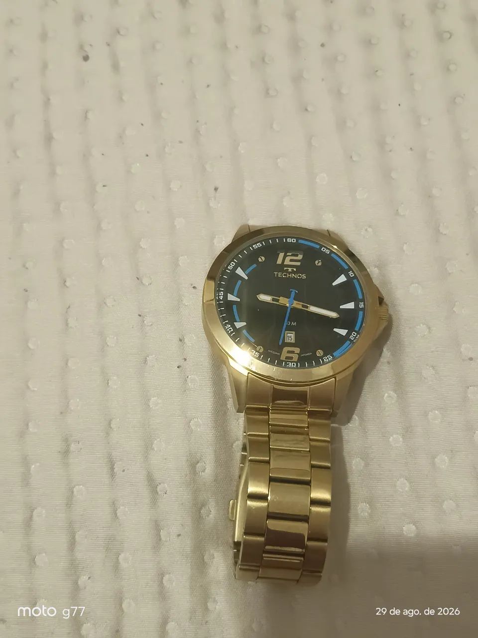 Vendo um relógio pulseira de aço, Marca: Techonos. - Foto 3
