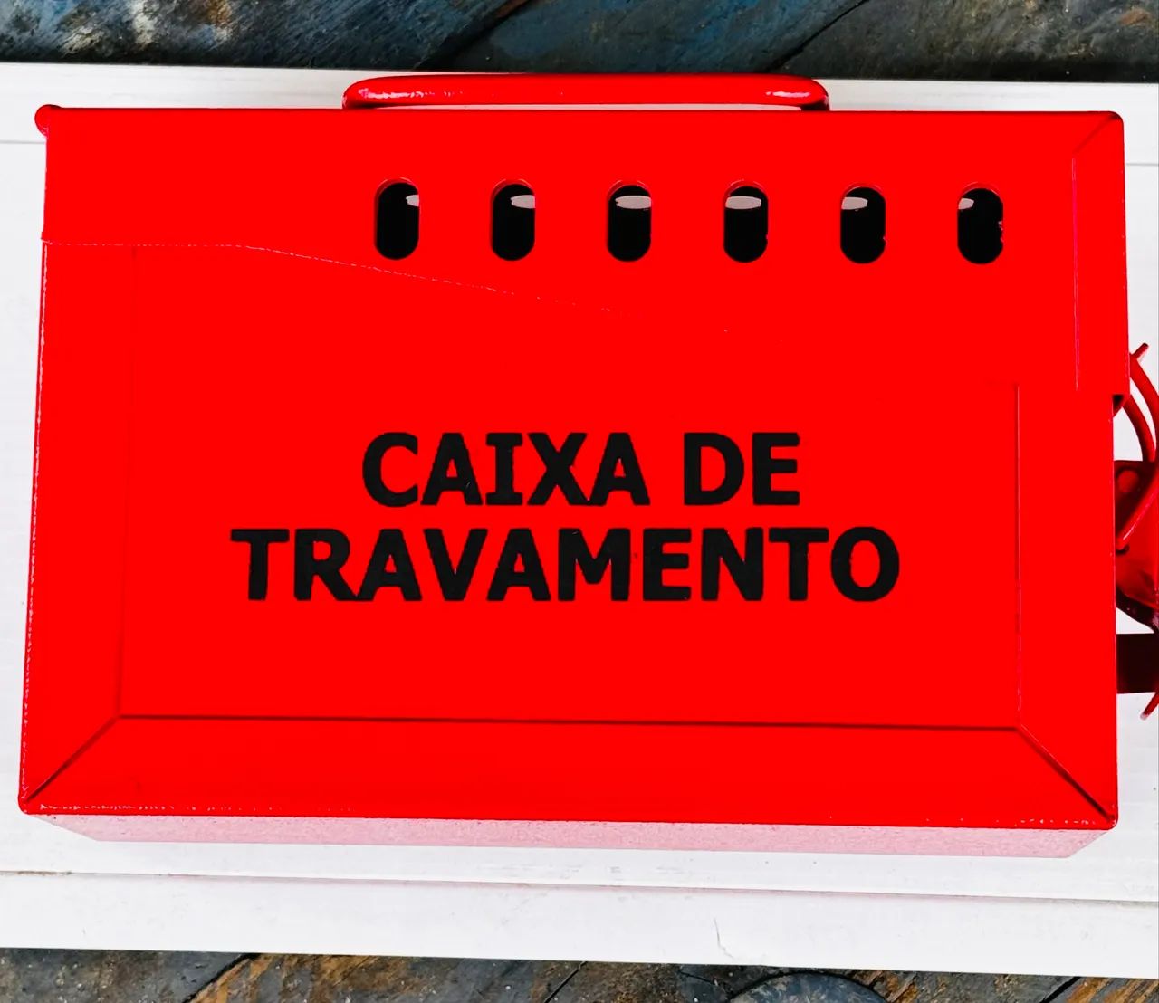 Caixa De Travamento Bloqueio De Energia Grupo Lockout Tagout - Foto 2