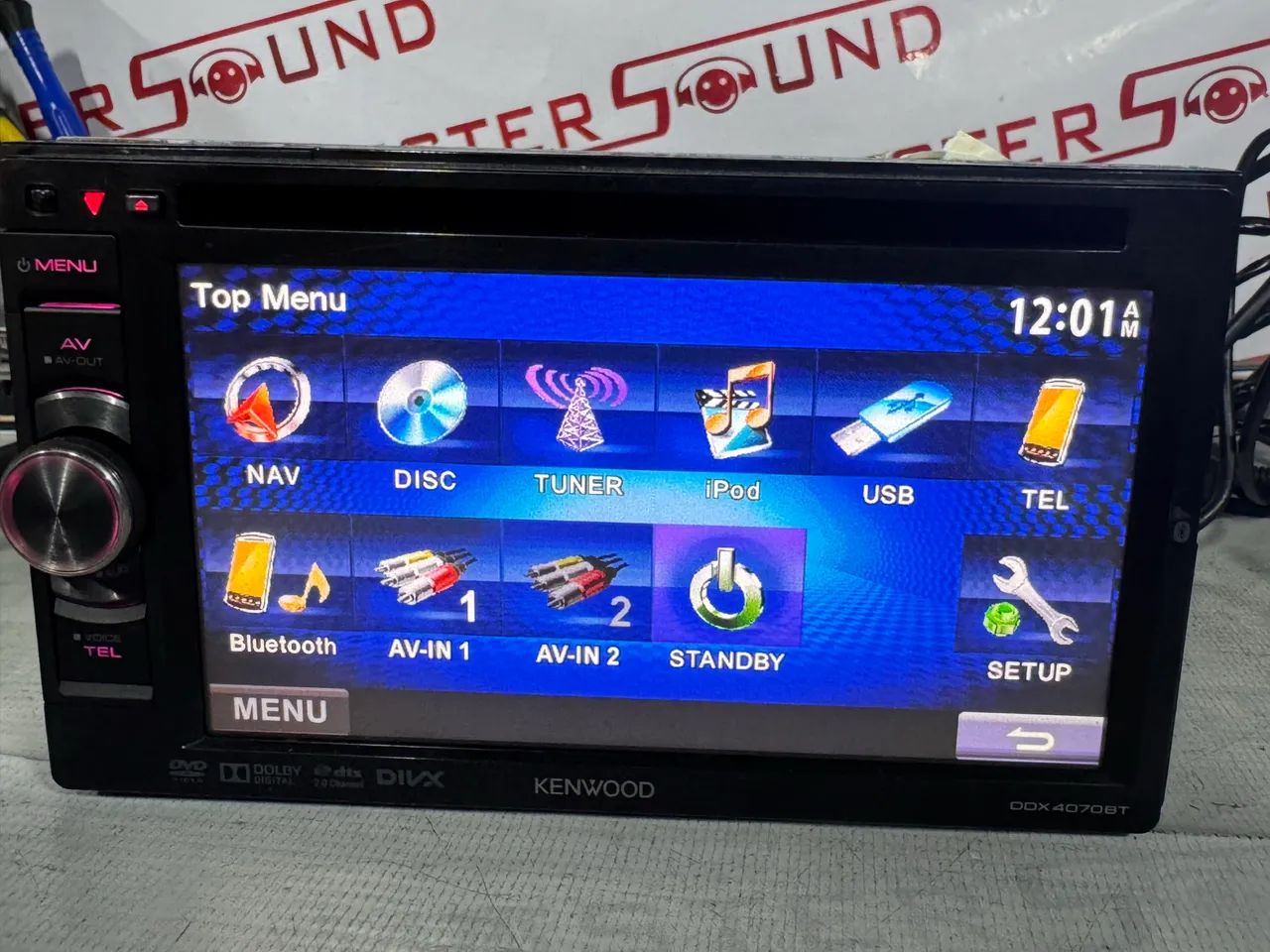 DVD cd usb auxiliary radio Bluetooth kenwood na oferta só 699,00