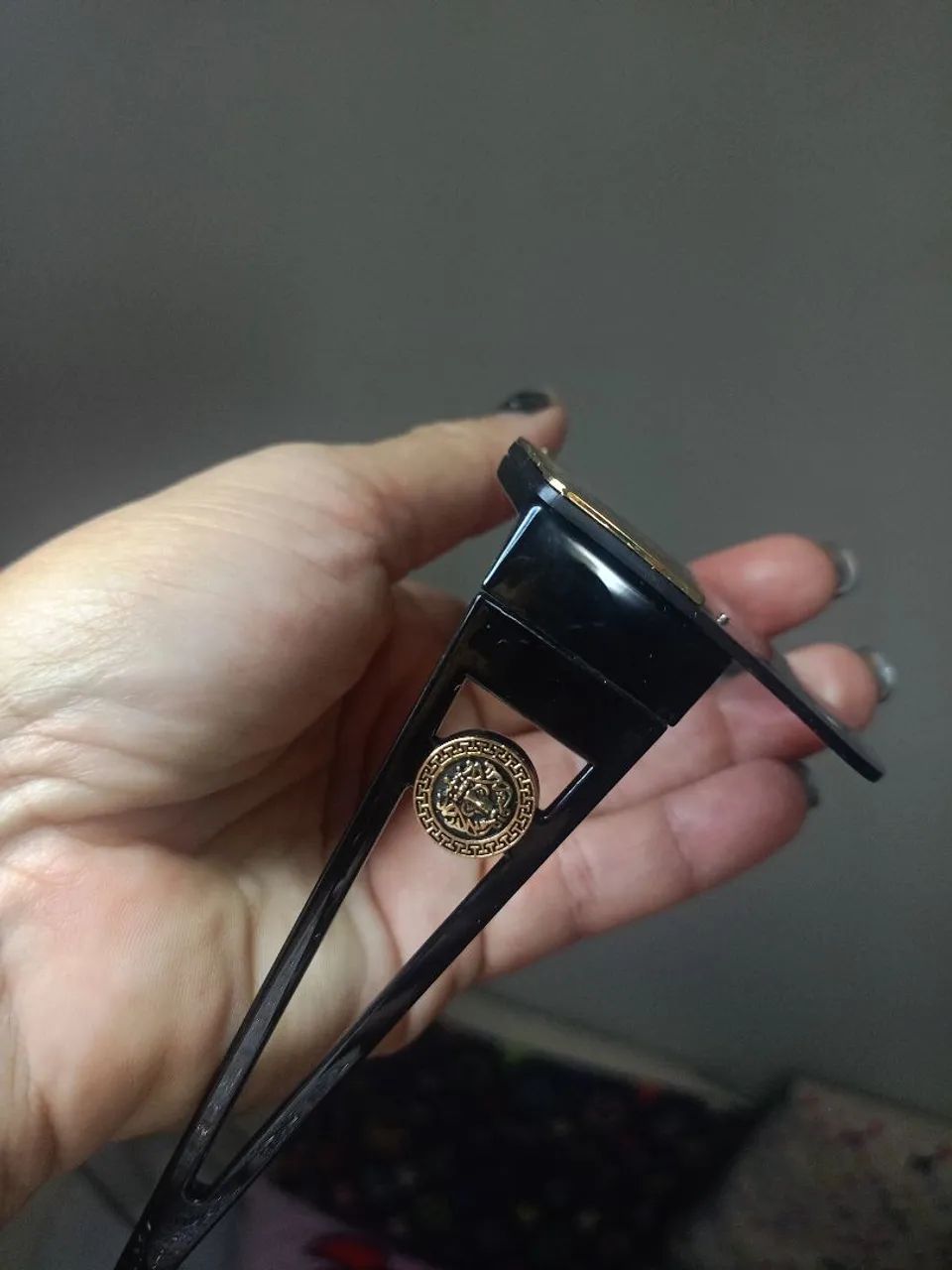 Óculos Versa mascara preto novo proteção uv - Foto 3
