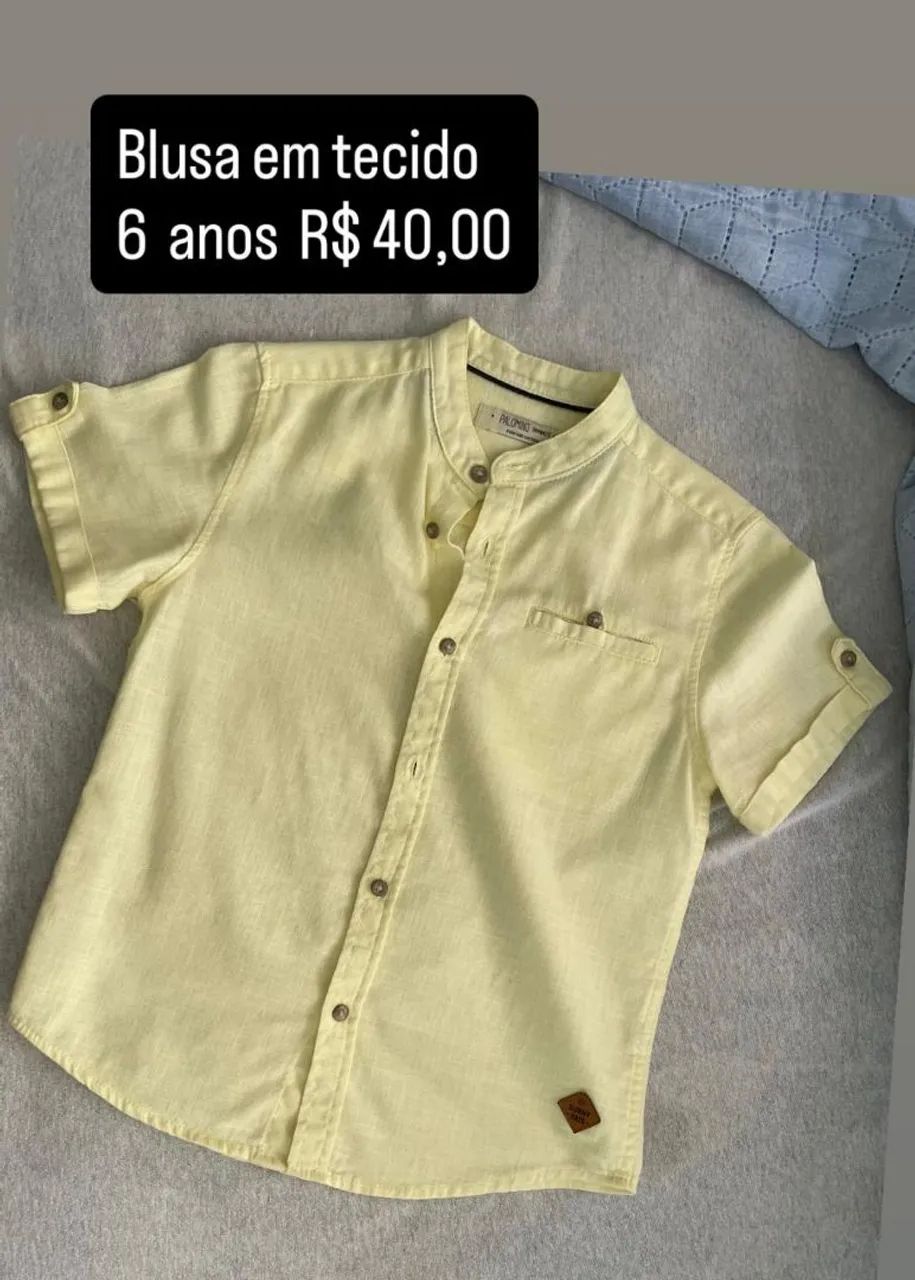 Roupa infantil menino 5 e 6 anos.  