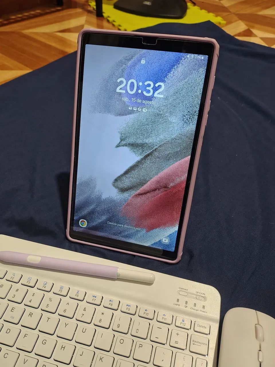 Tablet Samsung Galaxy A7 Lite 32gb 4gb ram com Caneta Teclado e Mouse Bluetooth  - Foto 2