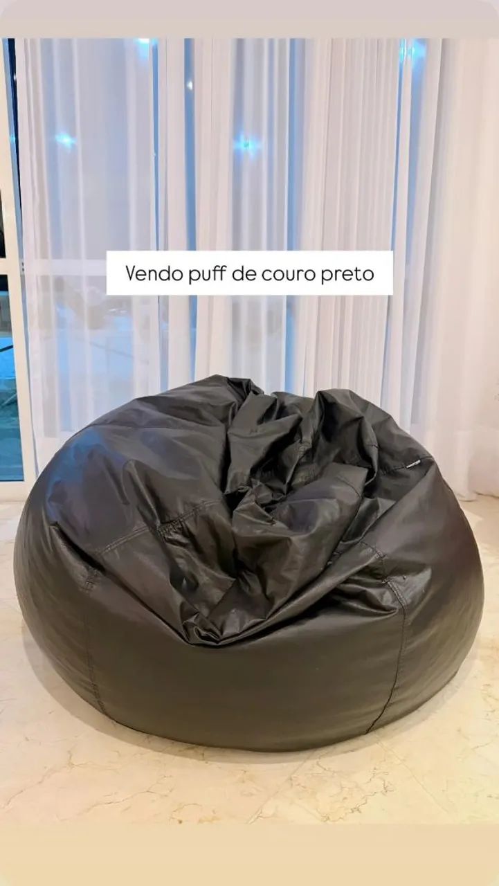 Puff de couro