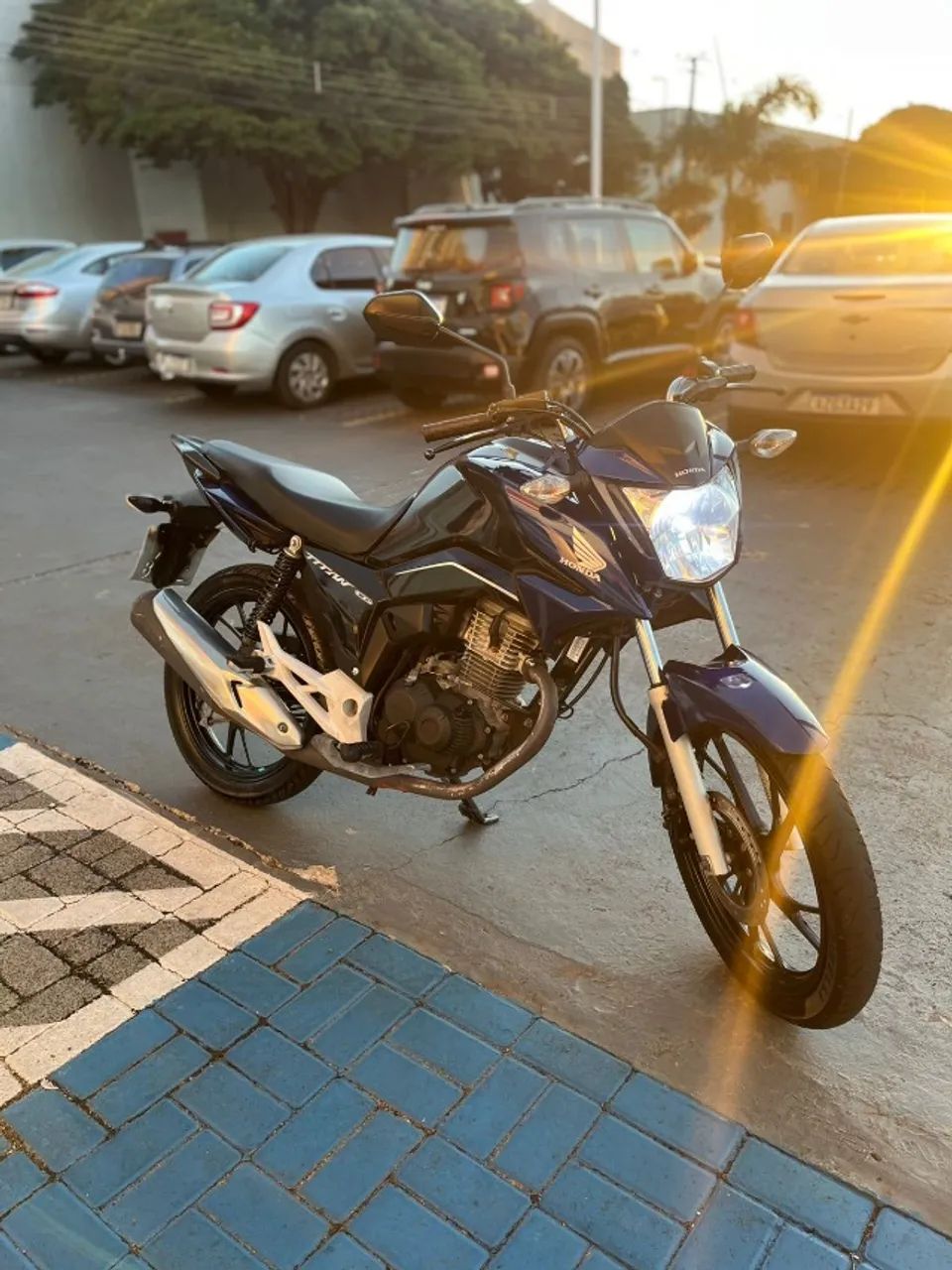 vendo troco financio titan 160 único dono moto quitada fipe 19 mil pix  - Foto 7