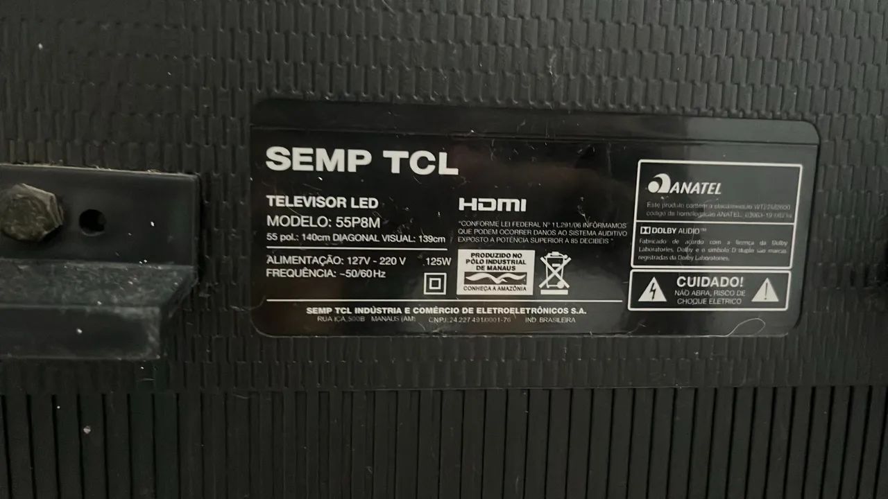 televisão TCL com defeito  - Foto 2