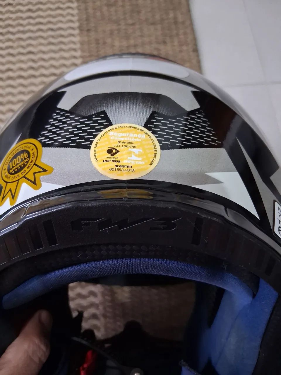 Capacete fw3  - Foto 2