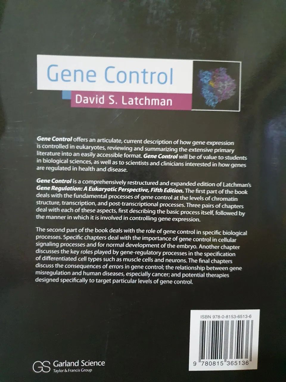Gene Control - David S. Latchman (Inglês) - Foto 2