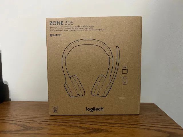 Headset Logitech Zone Vibe 305 com receptor - Foto 5
