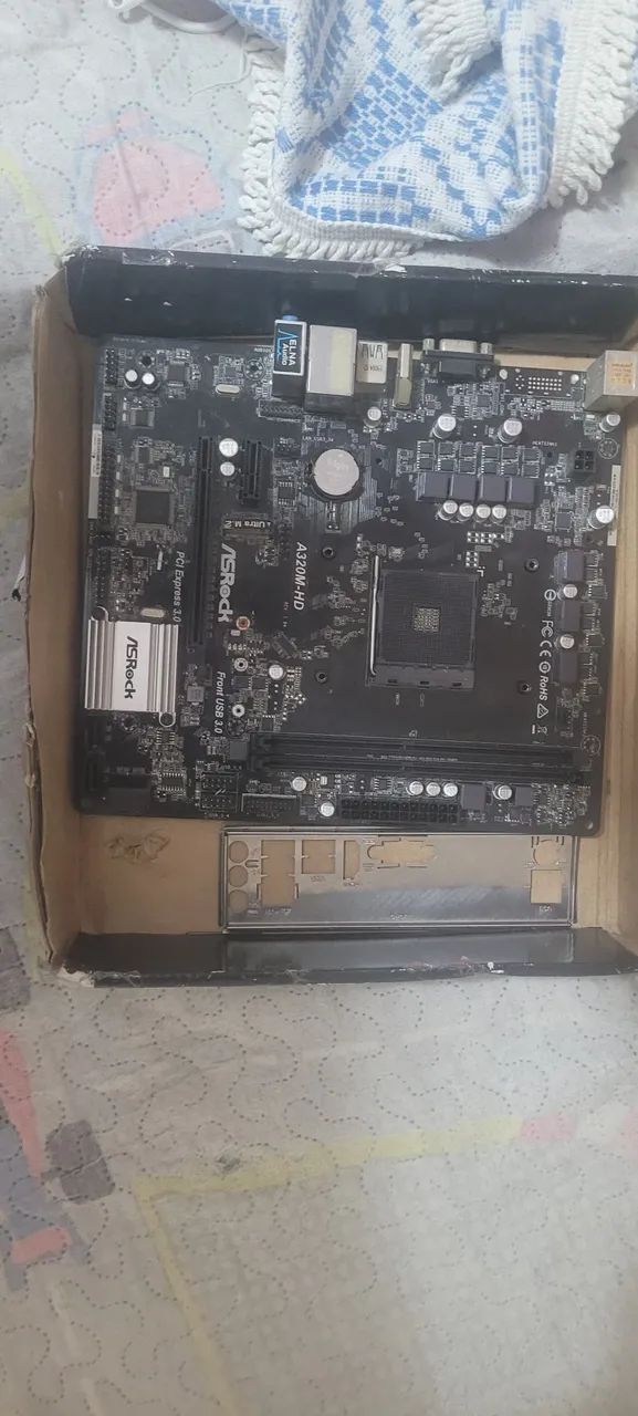 Placa mae ASROCK A320M-HD *leia* - Foto 2