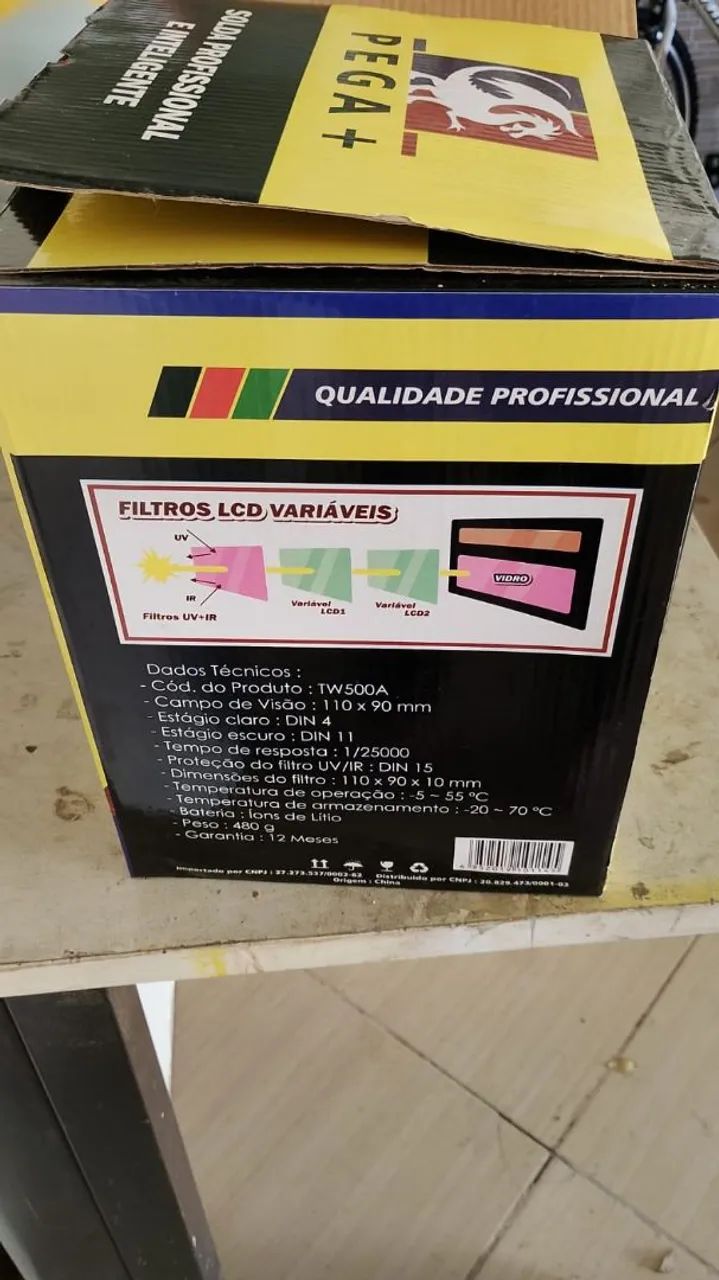Máscara de solda automática pega + - Foto 4