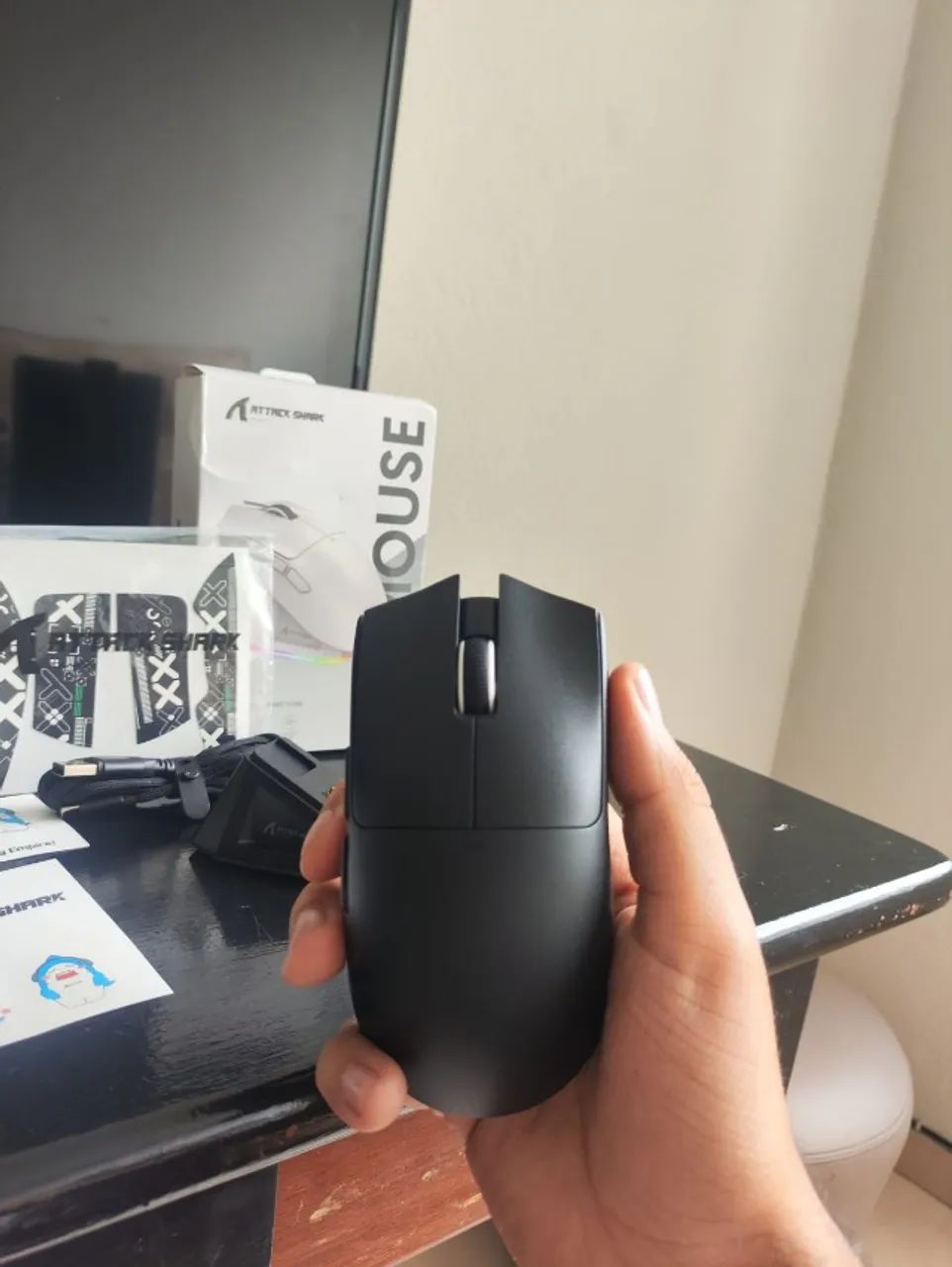 Mouse Gamer Sem Fio Attack Shark X11