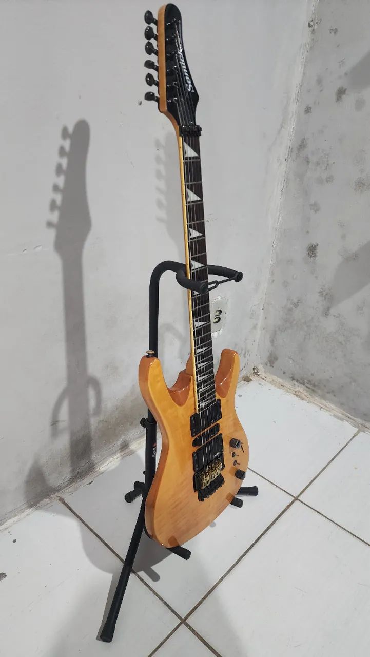 Guitarra Samick KR-570 Coreana 1990's EXCELENTE ACOMPANHA CASE