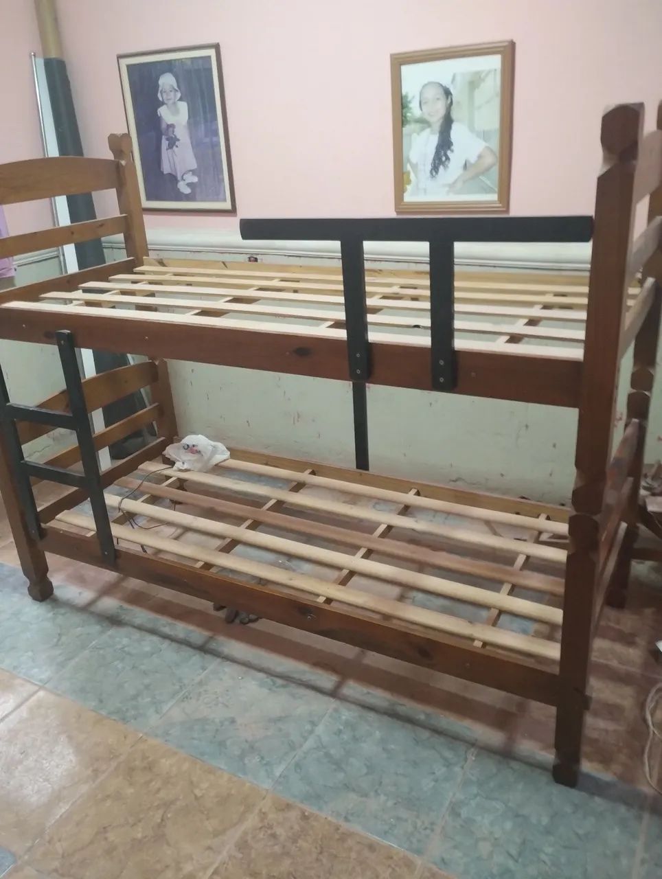 Cama beliche madeira maciça 