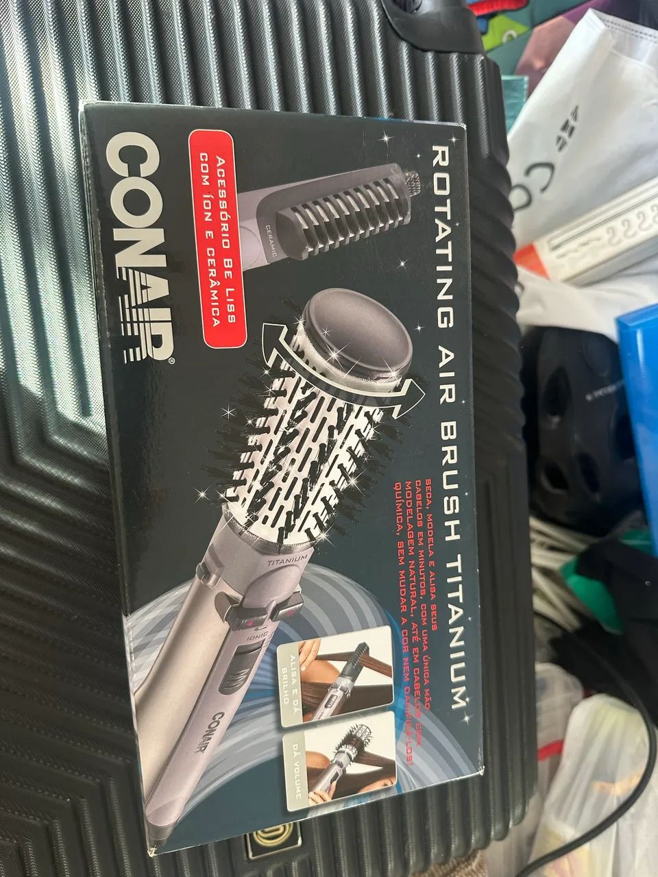 Escova giratória conair 