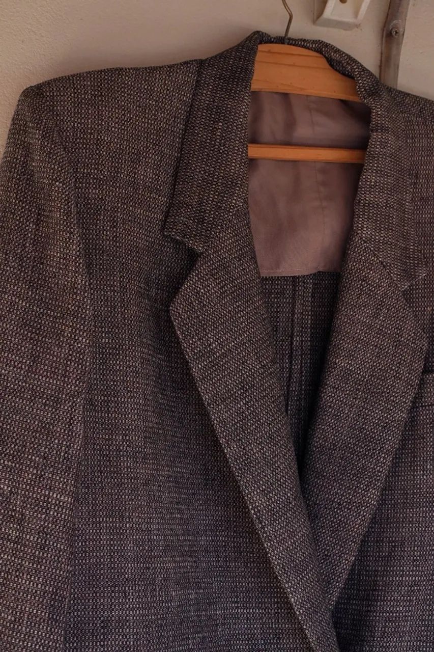 blazer de linho puro grosso - Foto 3