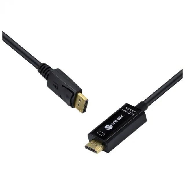 Cabo Displayport 1.3 x Hdmi 2.0 2 Metros H20dp13-2 *ENTREGA GRÁTIS*