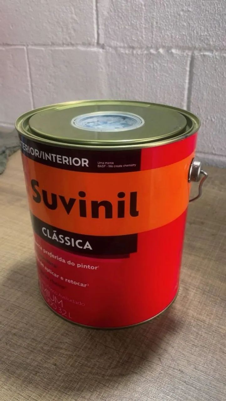 Tinta Suvinil 3,2 Litros - Branco Aveludado e Acetinado | Excelente Acabamento - Foto 3