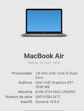 Macbook Air Retina,13, Core i5 128GB 美品 Apple Macbook Air 13 Core I5 1.8ghz 8gb Ram 128gb Ssd | Mercado Livre