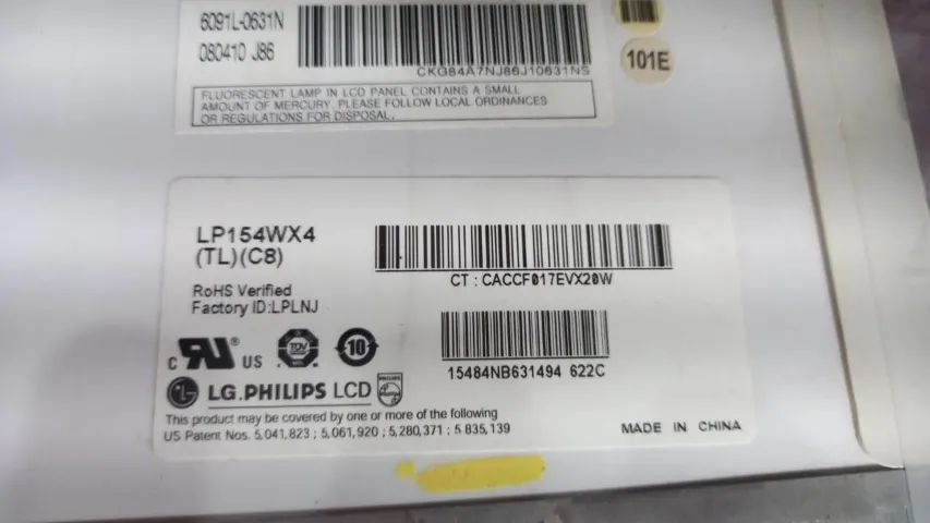 Tela Notebook de 15.4 polegadas CCFL Lp154wx4 Tl C8 - 1549 - Foto 2
