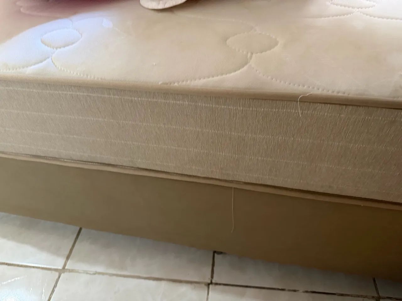 Cama solteiro colchão e base - Foto 4