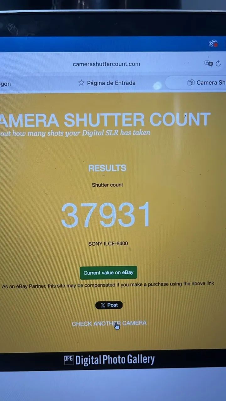 Sony A6400 - 37.931 cliques | Excelente estado - Foto 2