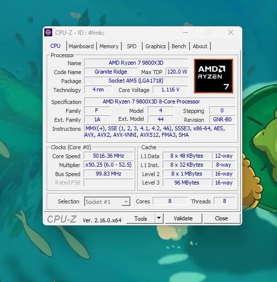 CPU Ryzen 9800X3D - Foto 4