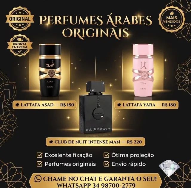PERFUMES ÁRABES | ORIGINAIS