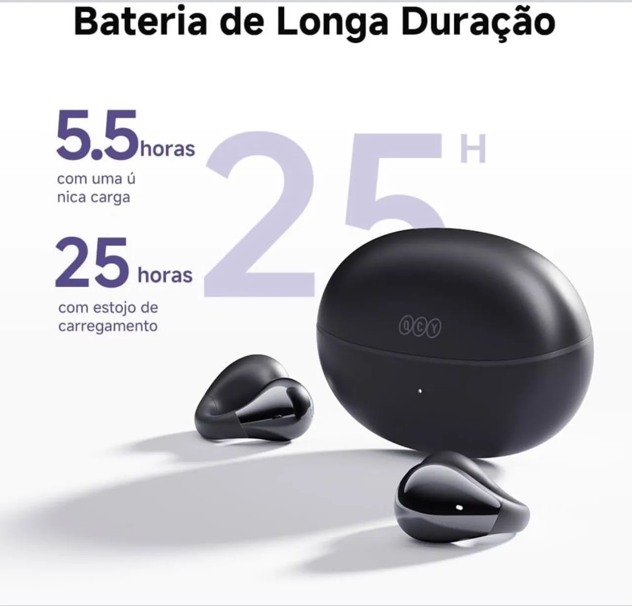 FONE QCY CROSSKY C30 BLUETOOTH 5.4 - Foto 3