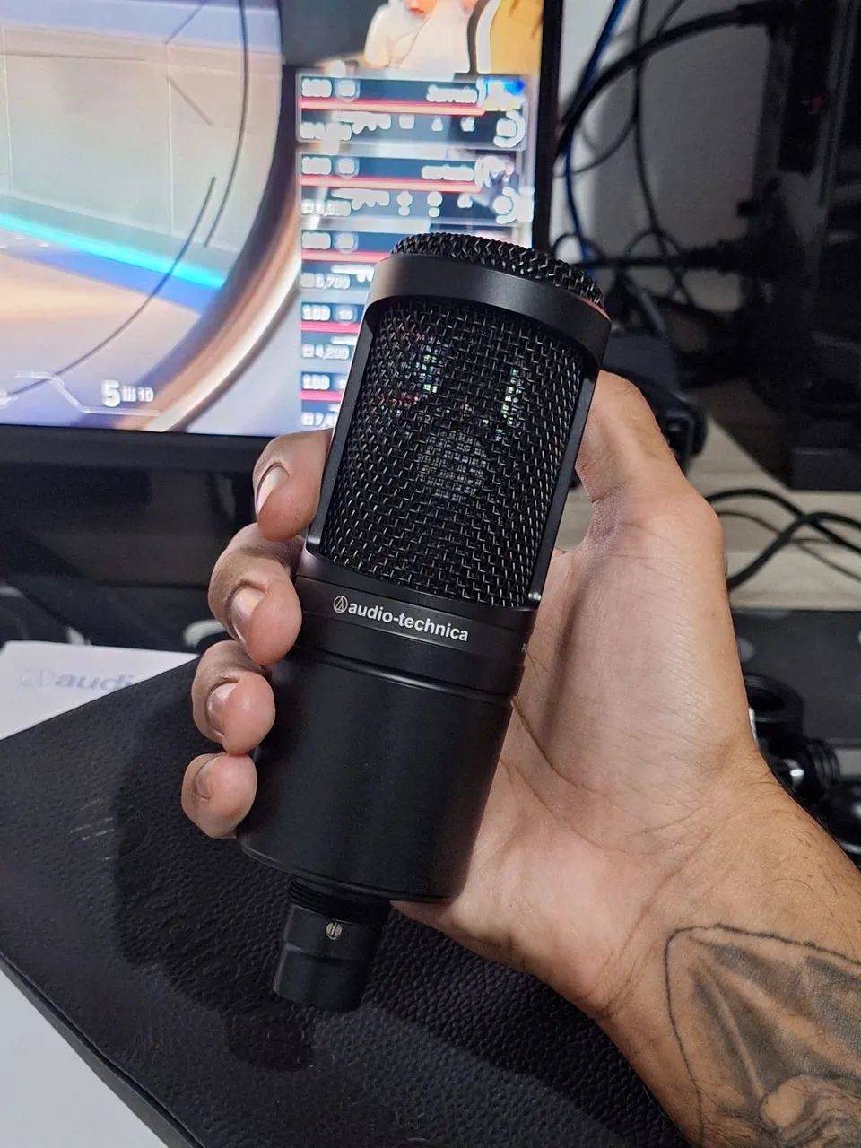 Audio-Technica AT2020 novo - Microfones e Gravadores - Carapina