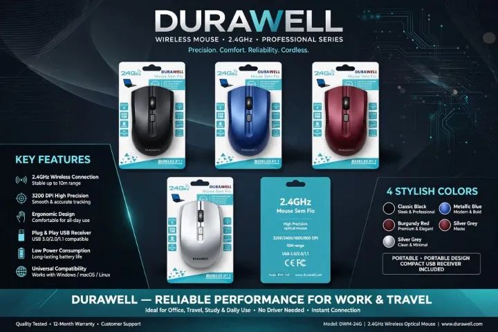 MOUSE SEM FIO 