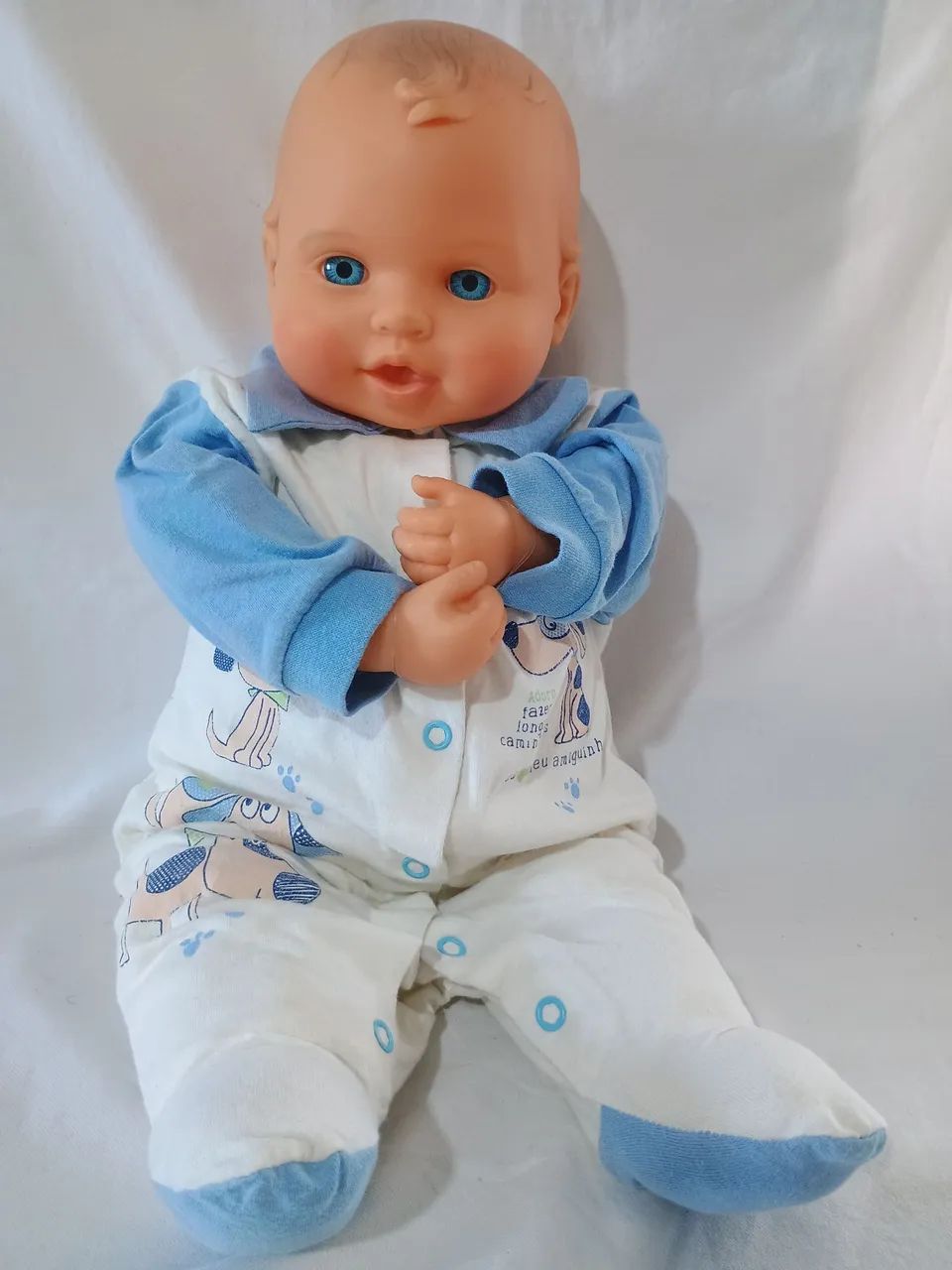 Boneco antigo importado 50 cm corpo de tecido - não está funcionando  - Foto 2