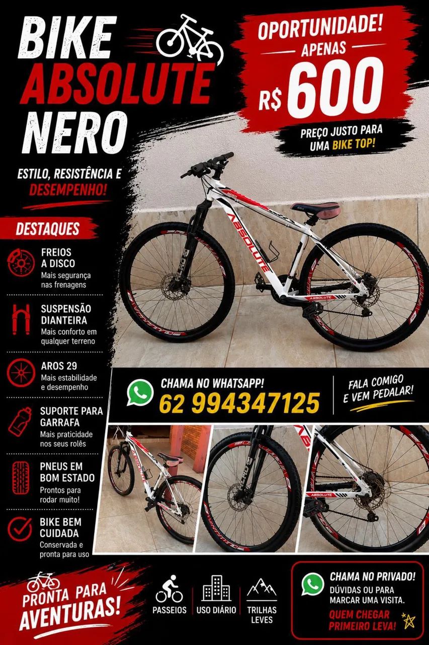 bicicleta Absolute nero aro 29