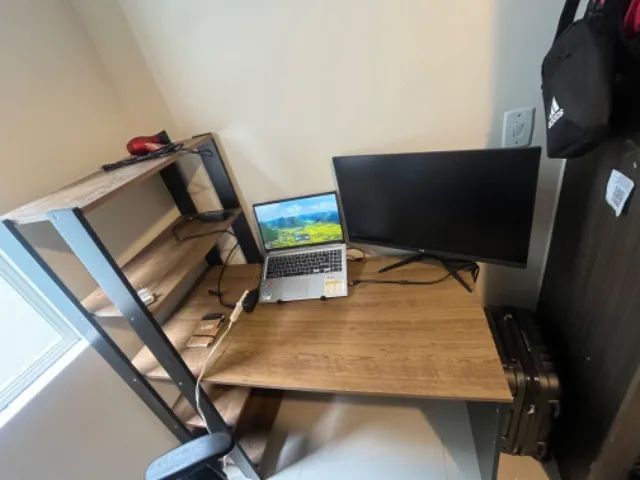Escrivaninha / Mesa para computador Artely Match com prateleiras - Foto 2