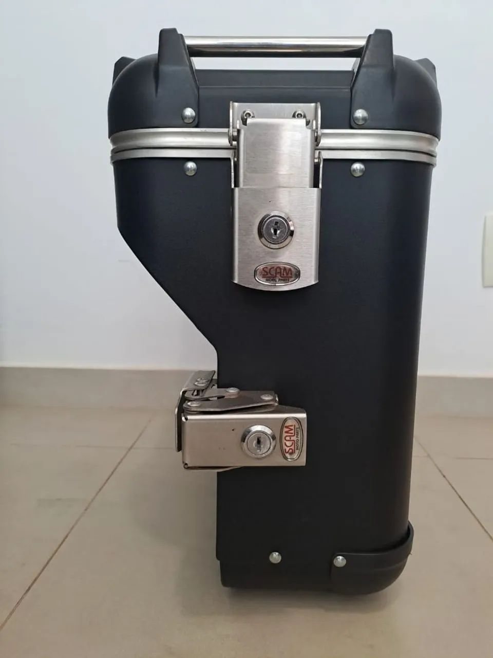 Kit Bau: Bauleto Traseiro + Bau Lateral para Moto - Foto 6