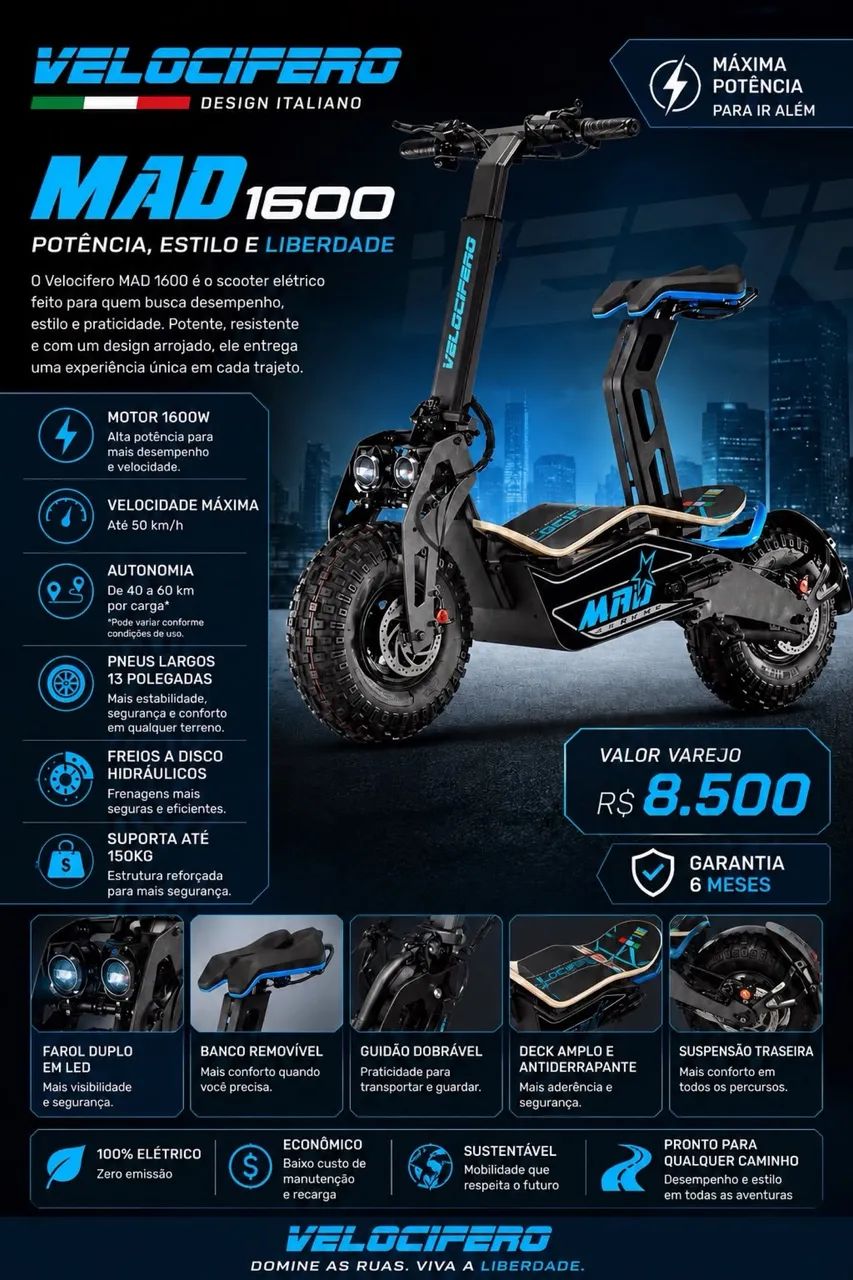 Scooter elétrica  - Foto 3