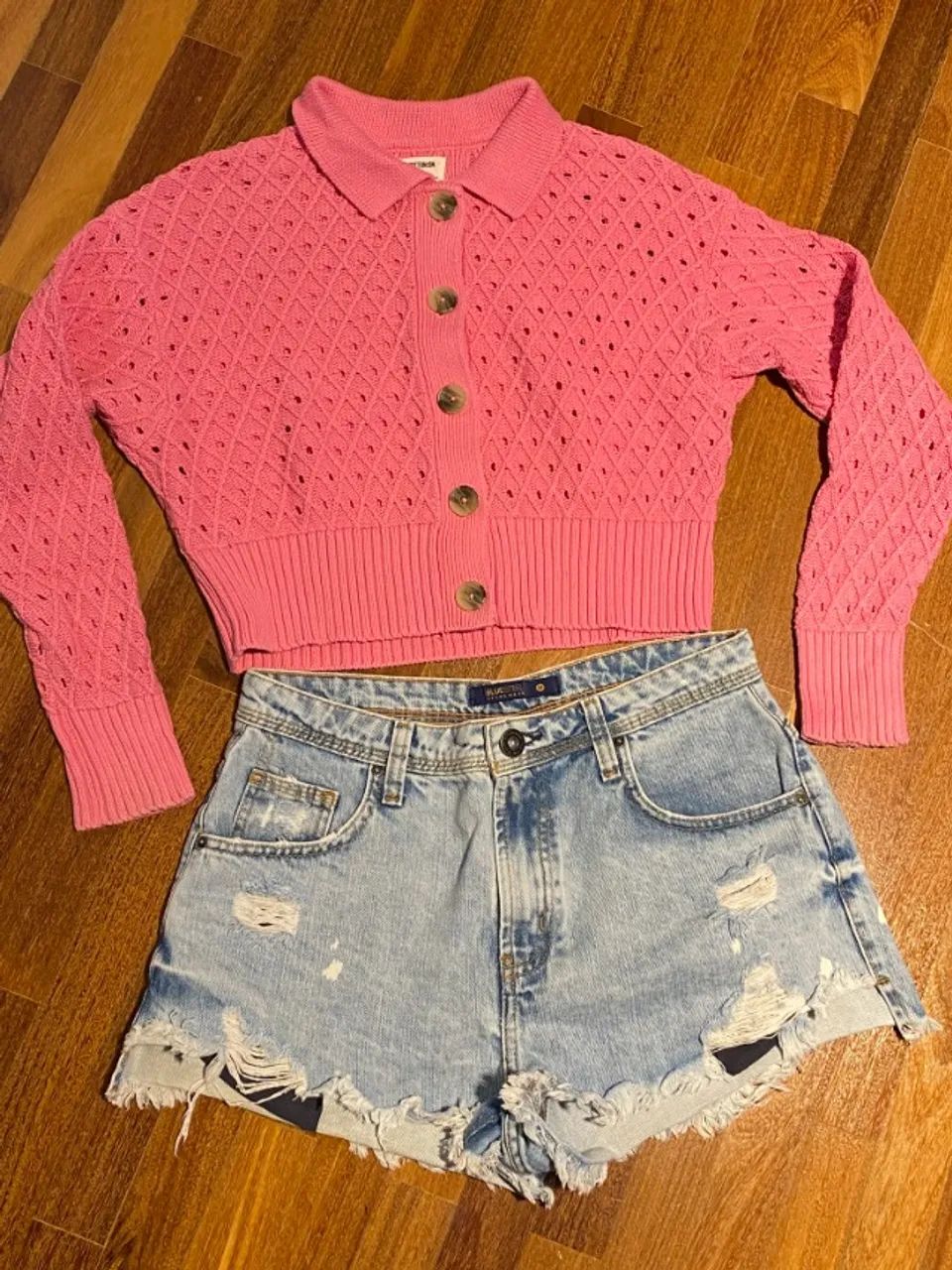 Shorts Jeans BLUESTEEL em estado de novo! - Foto 5