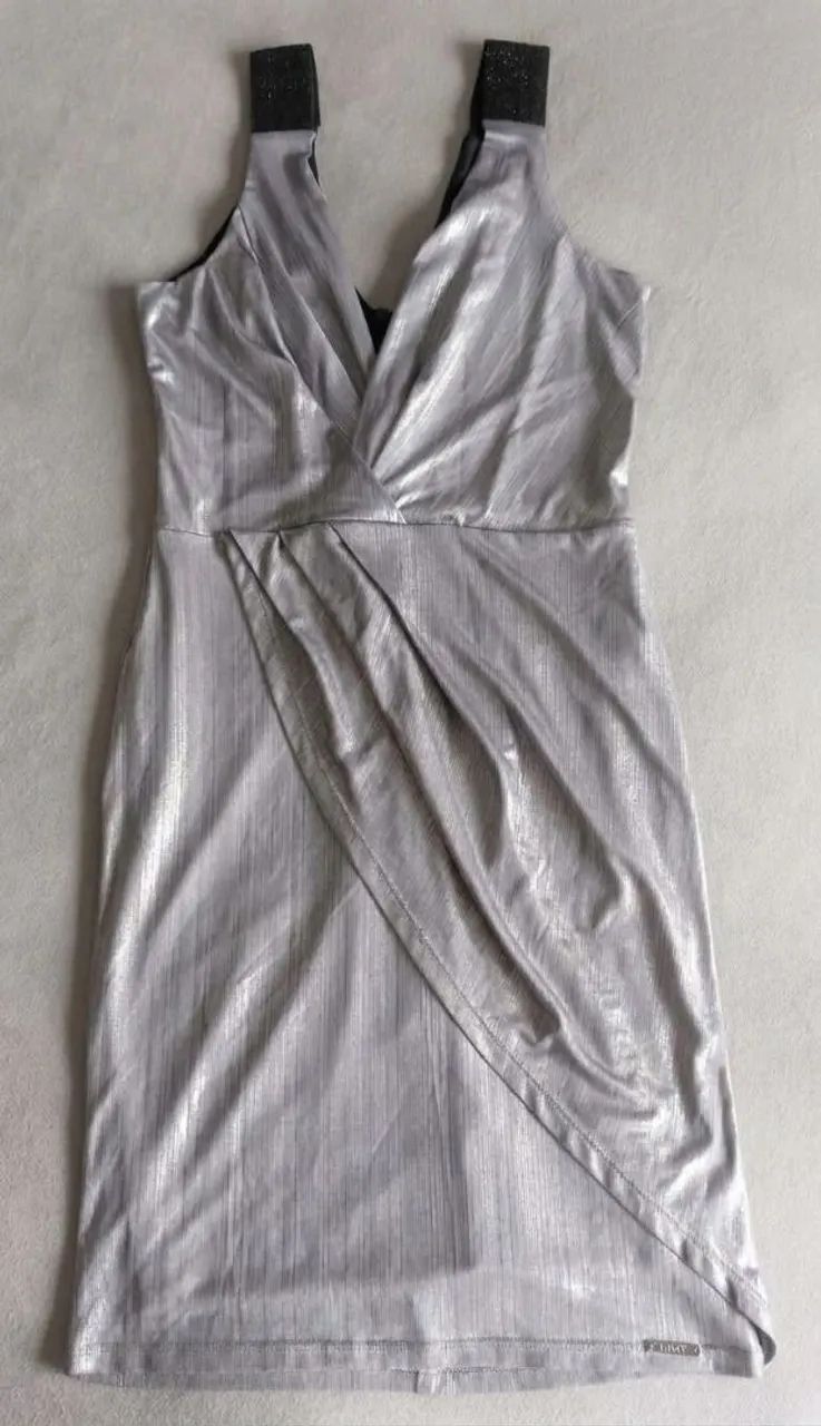 Vestido Dimy metalizado - M