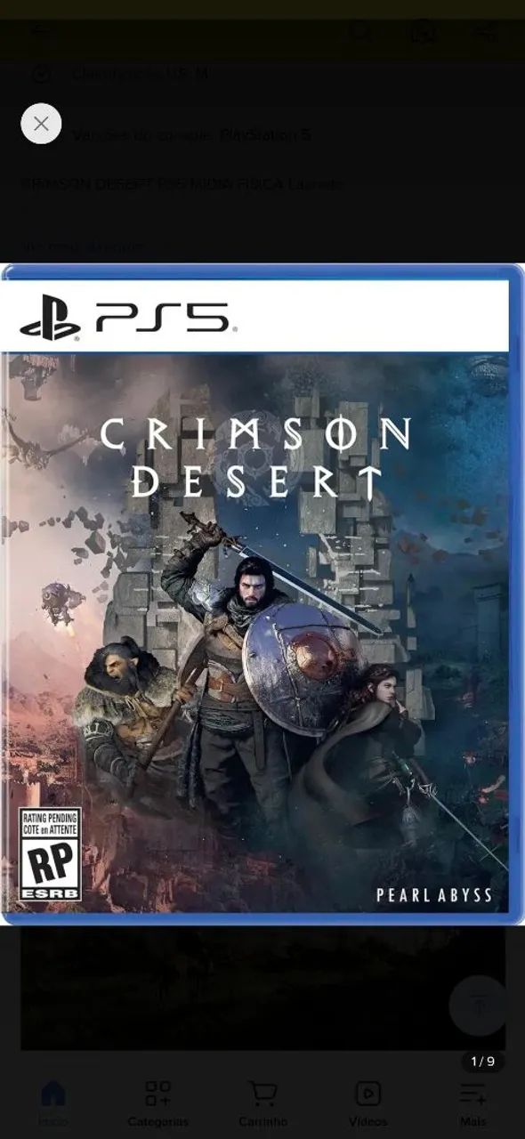 Jogo Crimson Desert PS5