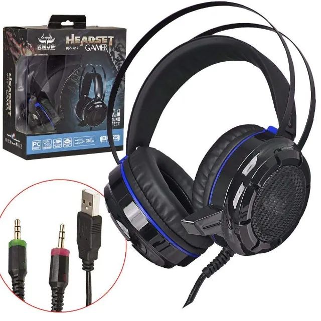 Fone Headset Gamer com 1 saida ou duas saidas - Foto 2