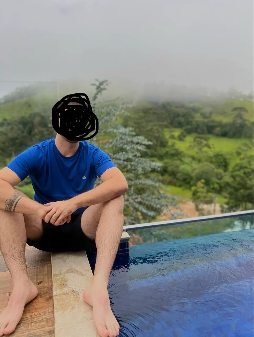 Camiseta azul - Lacoste  - Foto 3