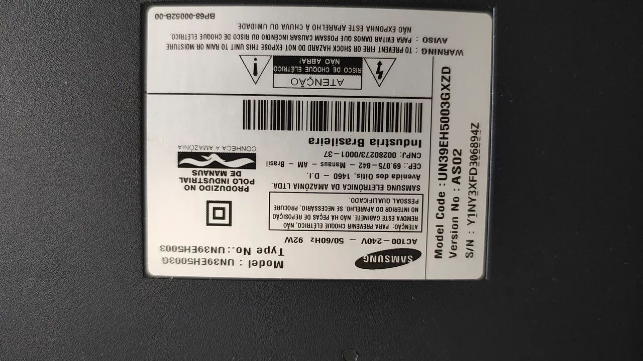 Tv Samsung 39 polegadas com Defeito Display Queimado - Foto 3